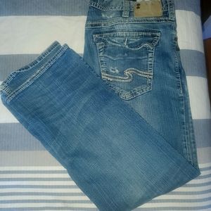 Silver - Mens Jean's - Zac Relaxed - 38/34